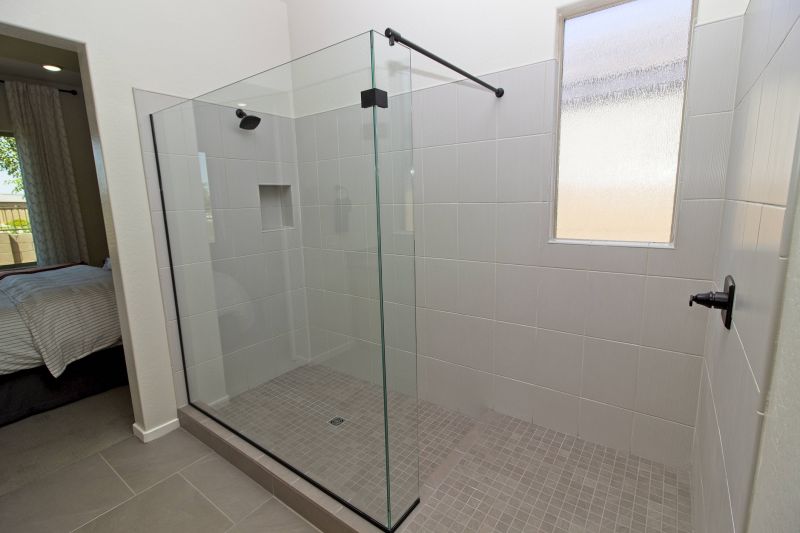 Walk-In Showers with Framed Glass