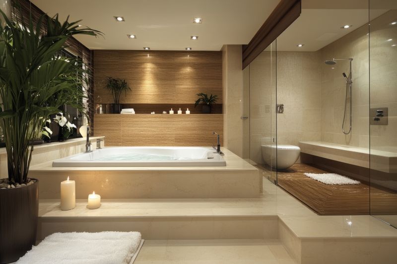 Stylish Bathroom with New Tub